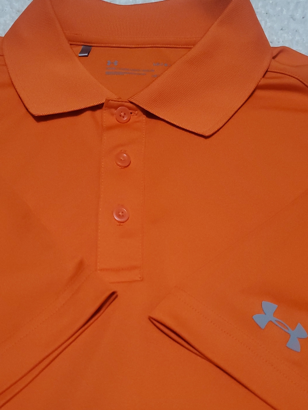 Under Armour Orange Short-Sleeve Performance Polo